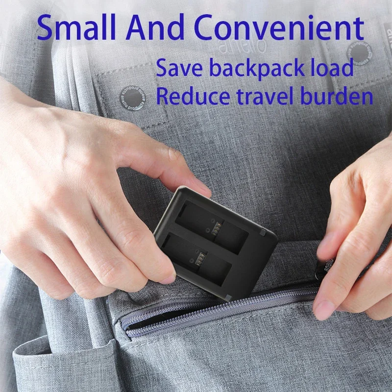 For Insta360 Pro/Ace 1800mAh Battery+LED Dual Charger for Insta360 Ace Pro Rechargeable Li-ion Battery Action Camera Accessories