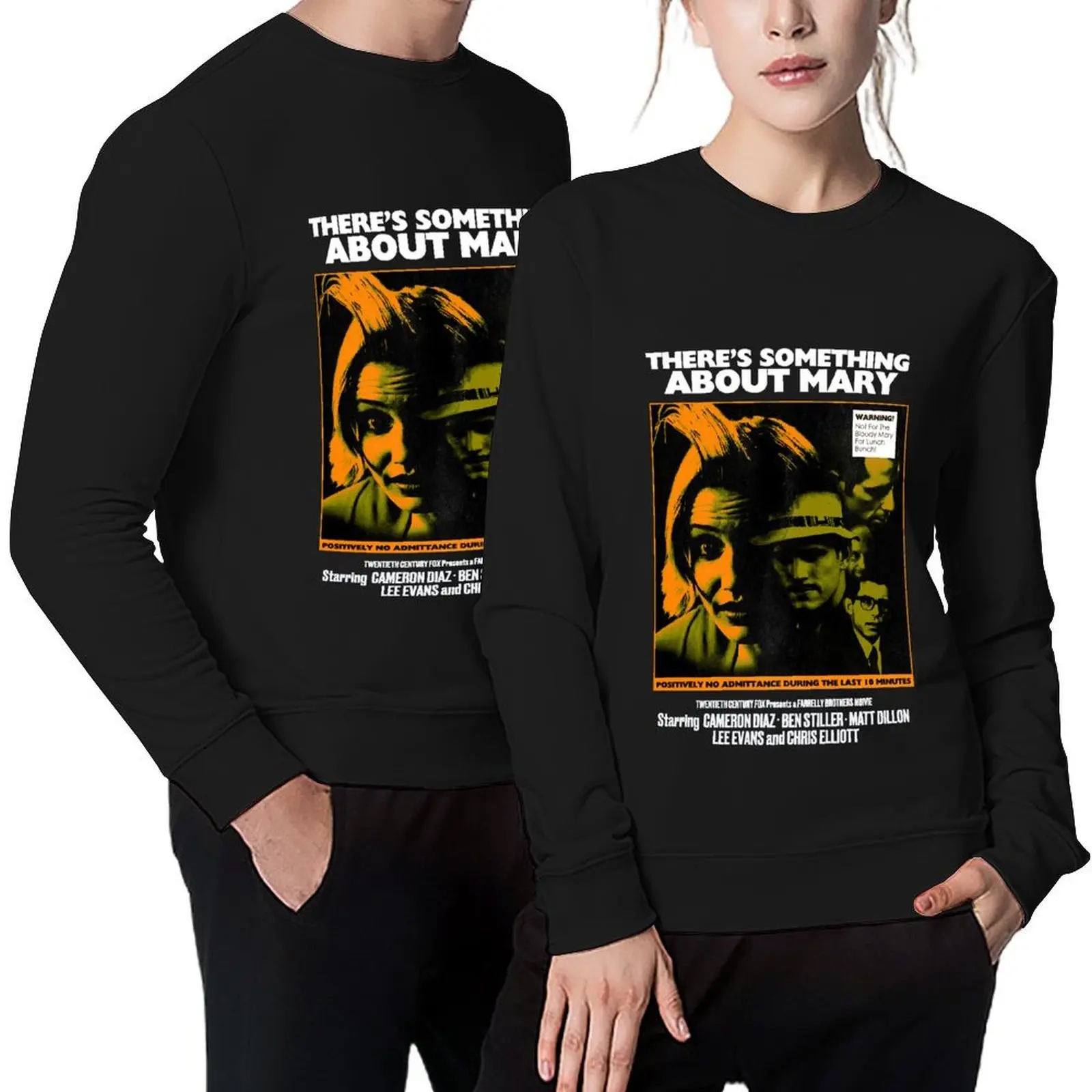 

THERE'S SOMETHING ABOUT MARY 1997 Pullover men's clothes male clothes winter clothes graphic sweatshirts
