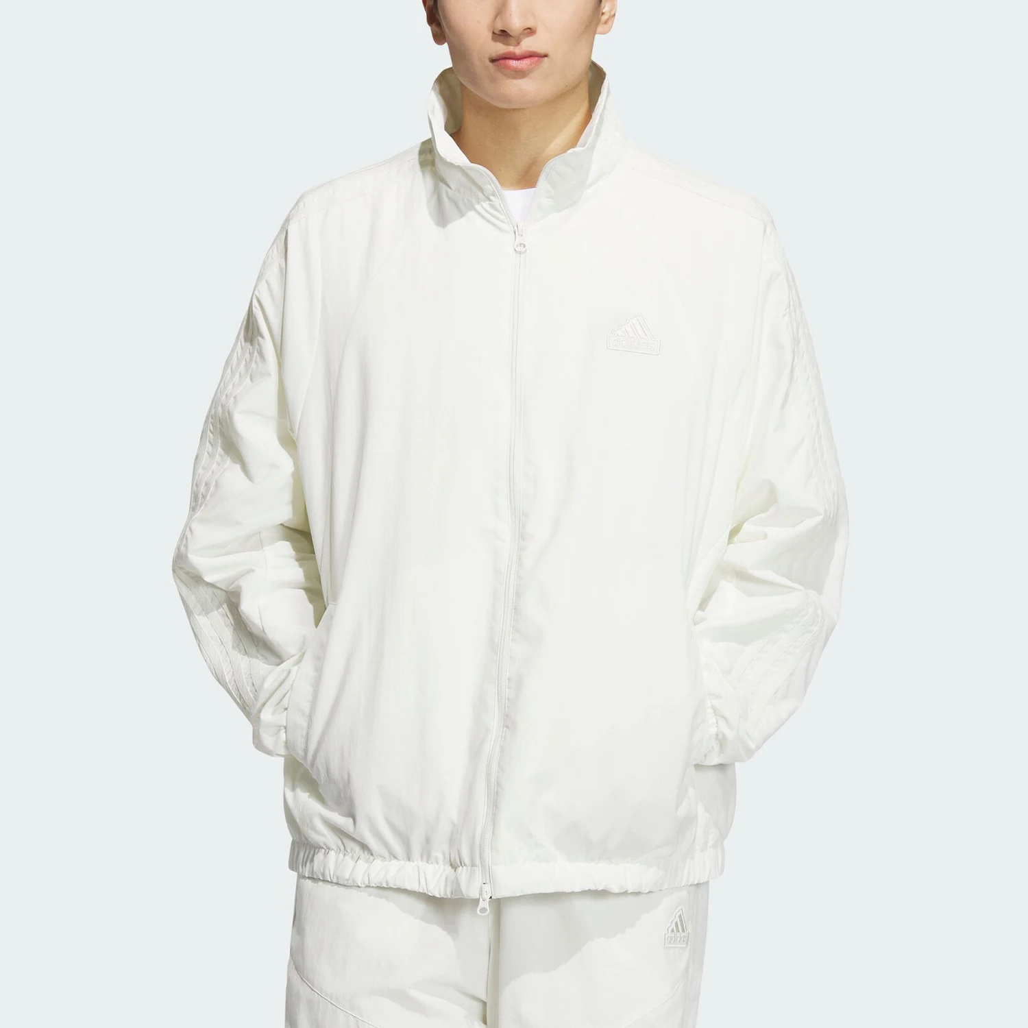 

Adidas подлинная оригинальная 2024, новая водоотталкивающая куртка унисекс с воротником-стойкой JI6647