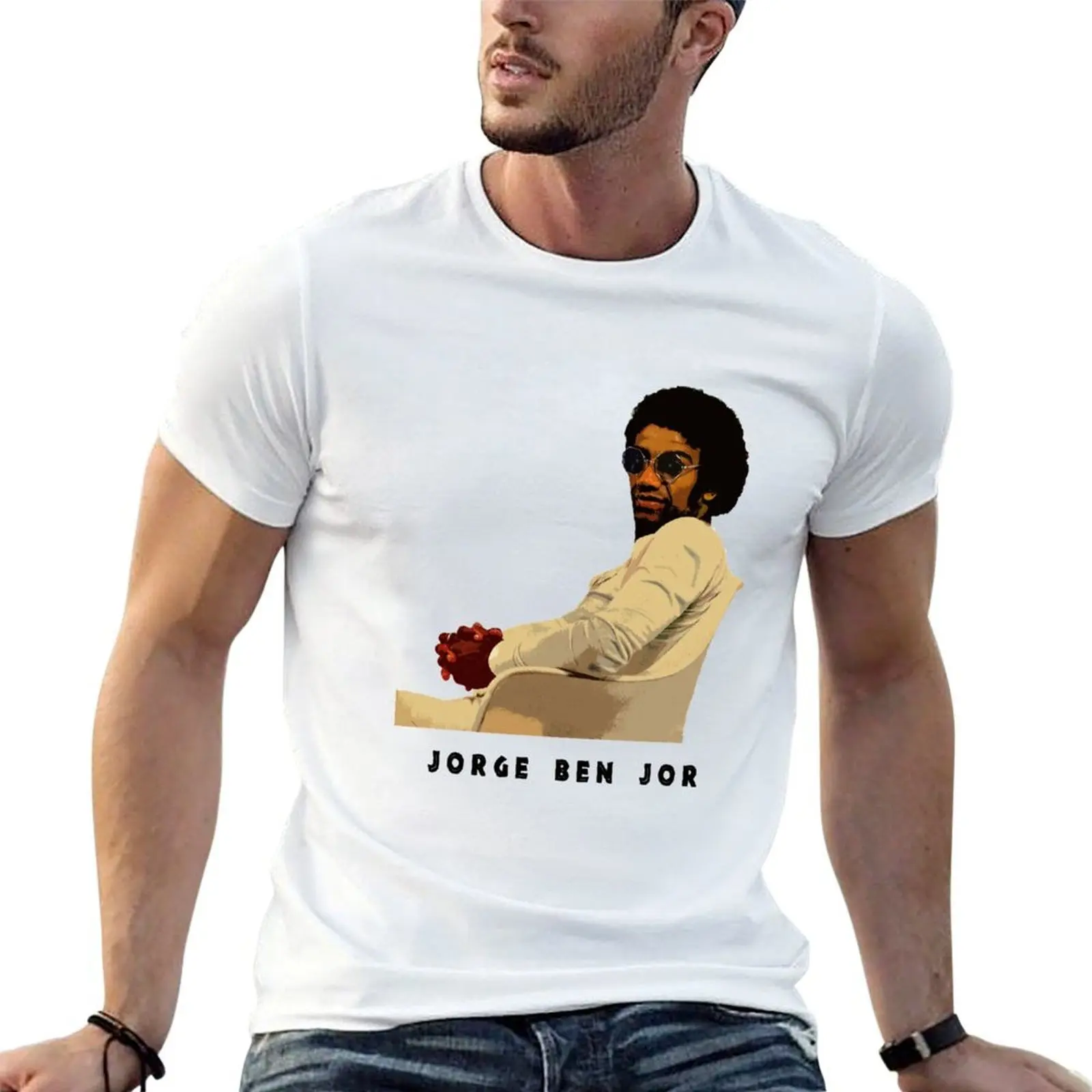 

Jorge Ben Jor original design T-Shirt t shirts for man graphic funny mens graphic t shirts cotton t shirts high quality T-Shirt