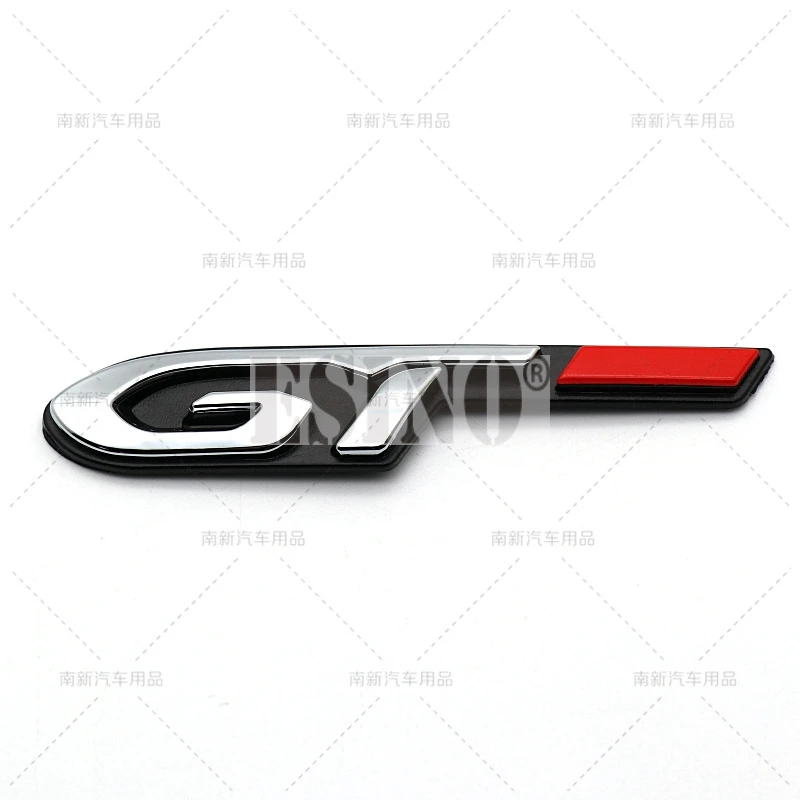 

Car Styling GT 3D ABS Car Badge Body Fender Rear Trunk Adhesive Emblem Decal for Peugeot GT 4008 5008
