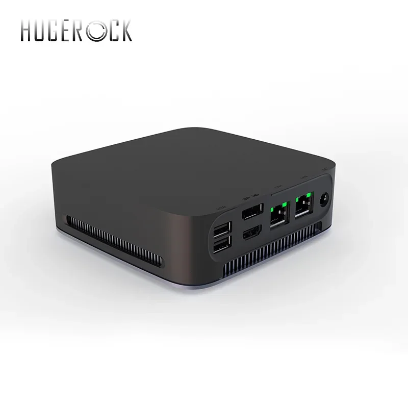 HUGEROCK MN19 Quad Core Industrial 4 Core Mini Pc n100 Win10/11  Hd Graphics Gaming Mini Pc With Ddr3 For Business