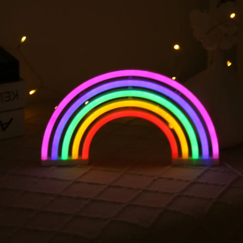 

Rainbow Cloud Shaped Neon Signs LED Light,Atmosphere Lighting for Wall,Night Lamp for Birthday Party E-sports Room Decoration