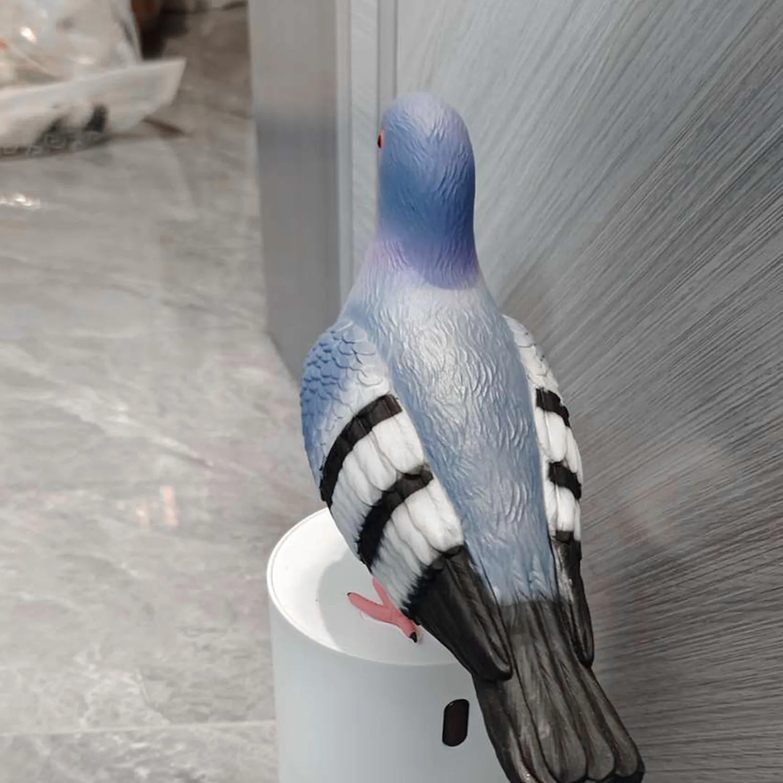 泡立て石鹸容器 詰め替え可能 インダクションソープディスペンサー 電池式 ブルーバード型 タッチレス 再利用可能 浴室用