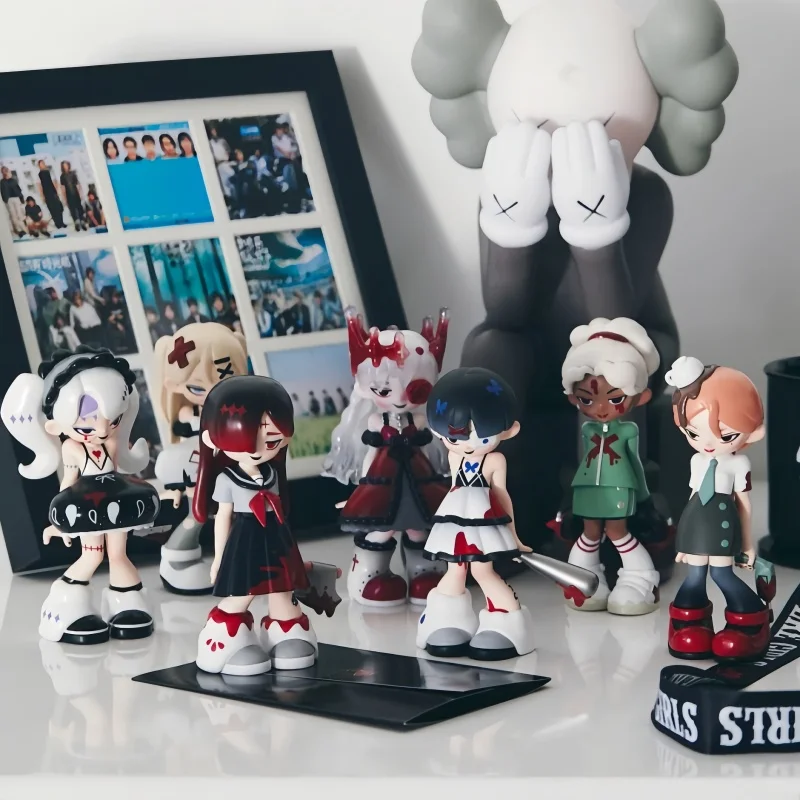 

Genuine Yandere Girl V1 Yandere Academy Series Blind Box Gothic Style Anime Figure Room Ornament Custom Gift For Anime Fans