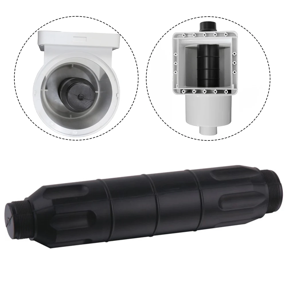 1/3pcs Skimmer Tubo per l'inverno Filettatura esterna 1/2 "E 2" Tubo per l'inverno Parti del tubo antigelo Accessori per la vita all'aperto