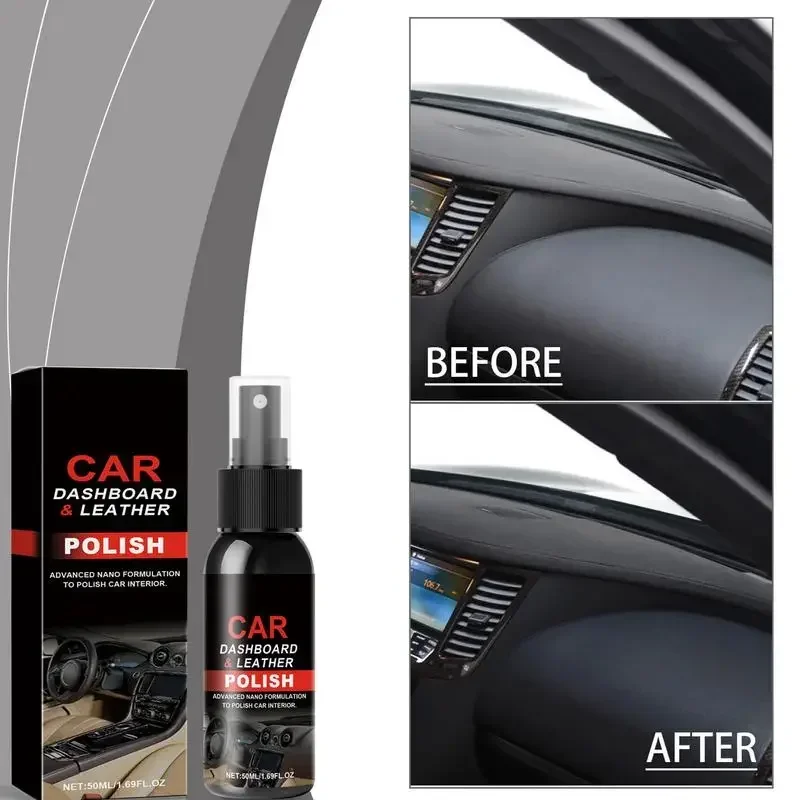 

Car Leather Repair Spray 50ml Sofa Polish Renovator Seat Cleaner