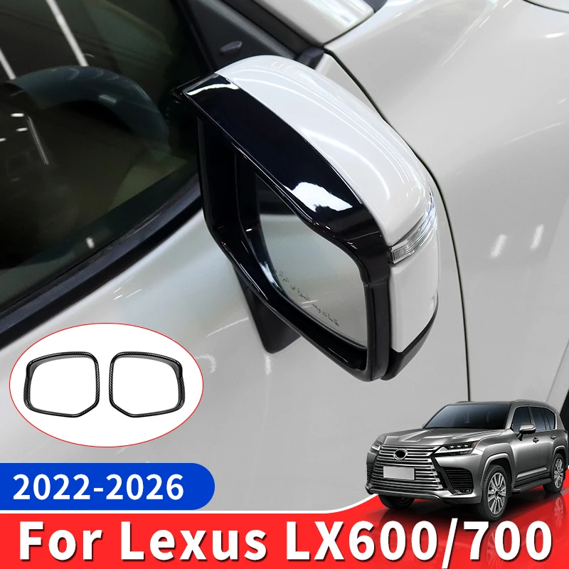 

Для Toyota Lexus 700 600 LX700 LX600 2022-2026 автомобильное зеркало дождевик наклеенное зеркало прозрачное обновленное внешние аксессуары