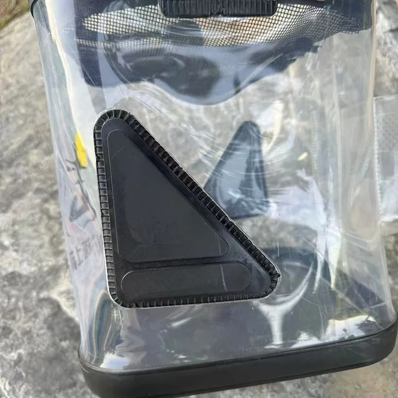 Zusammenklappbarer Transparenter Angeleimer mit 6m Seil & Anti-Sprung-Netz, Robuster Tragbarer Lebendfischbehälter, Outdoor Mini-Fischaufbewahrung – Detail 15
