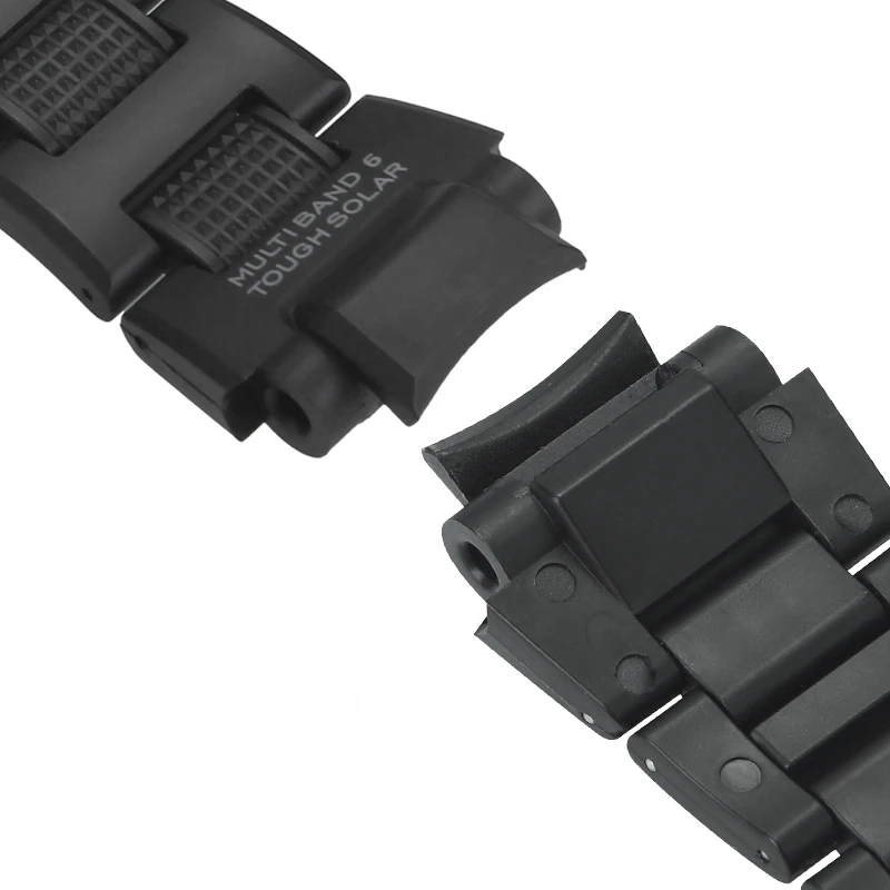 For Casio Replace Original Integrated Watchband Gw1100 Plastic Steel Composite Convex GW-A1100/Gw4000/A1000 Watch Strap