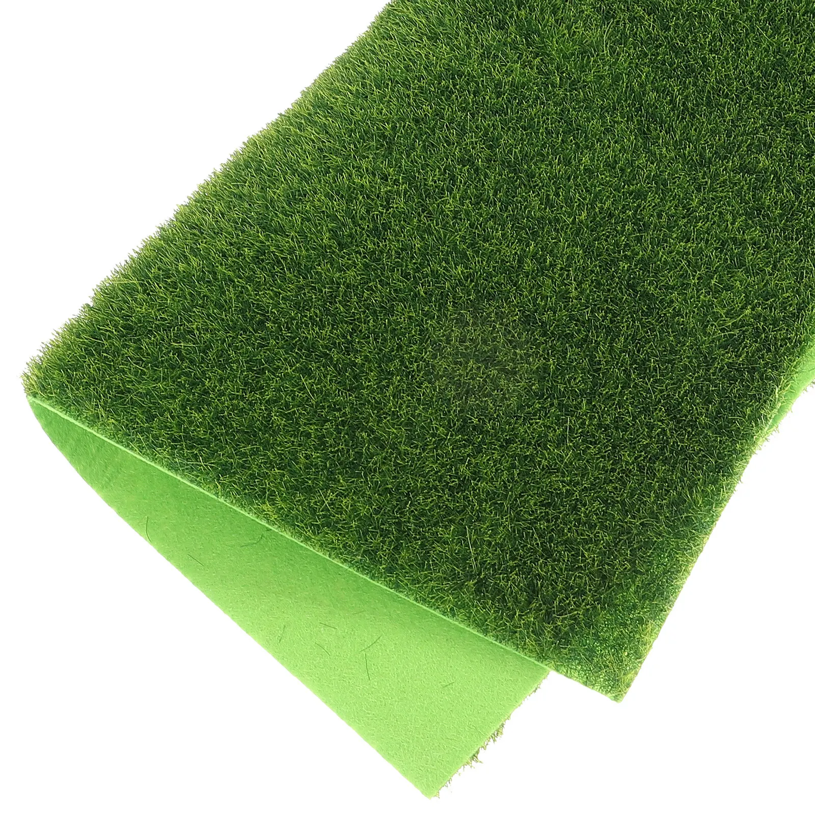 Life-Like Fairy Artificial Green PVC Grass Miniature Ornament for Micro Landscape DIY Small Decorative Gardening Props Micro