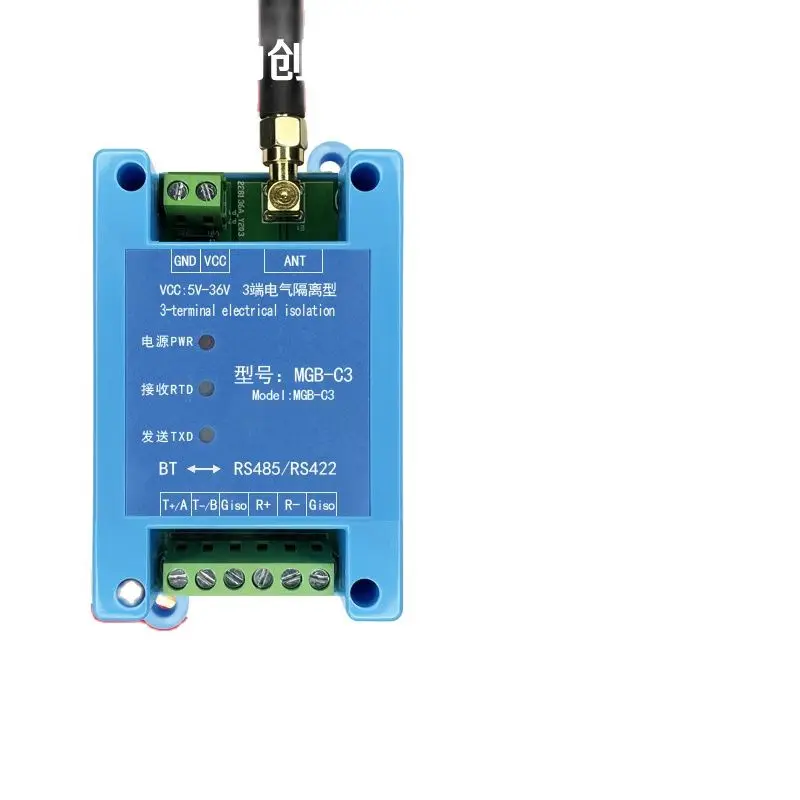 bluetooth para rs485 rs422 modulo isolamento eletrico de alta velocidade grau industrial protecao contra raios 01