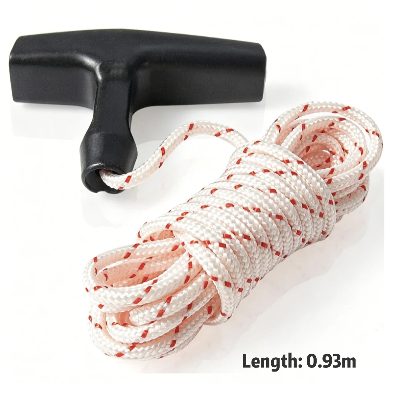 Replacement Starter Rope for Gas Powered for chainsaw for Lawn Mower Generator 3 Meter Nylon Pull Cord with Secure Handle