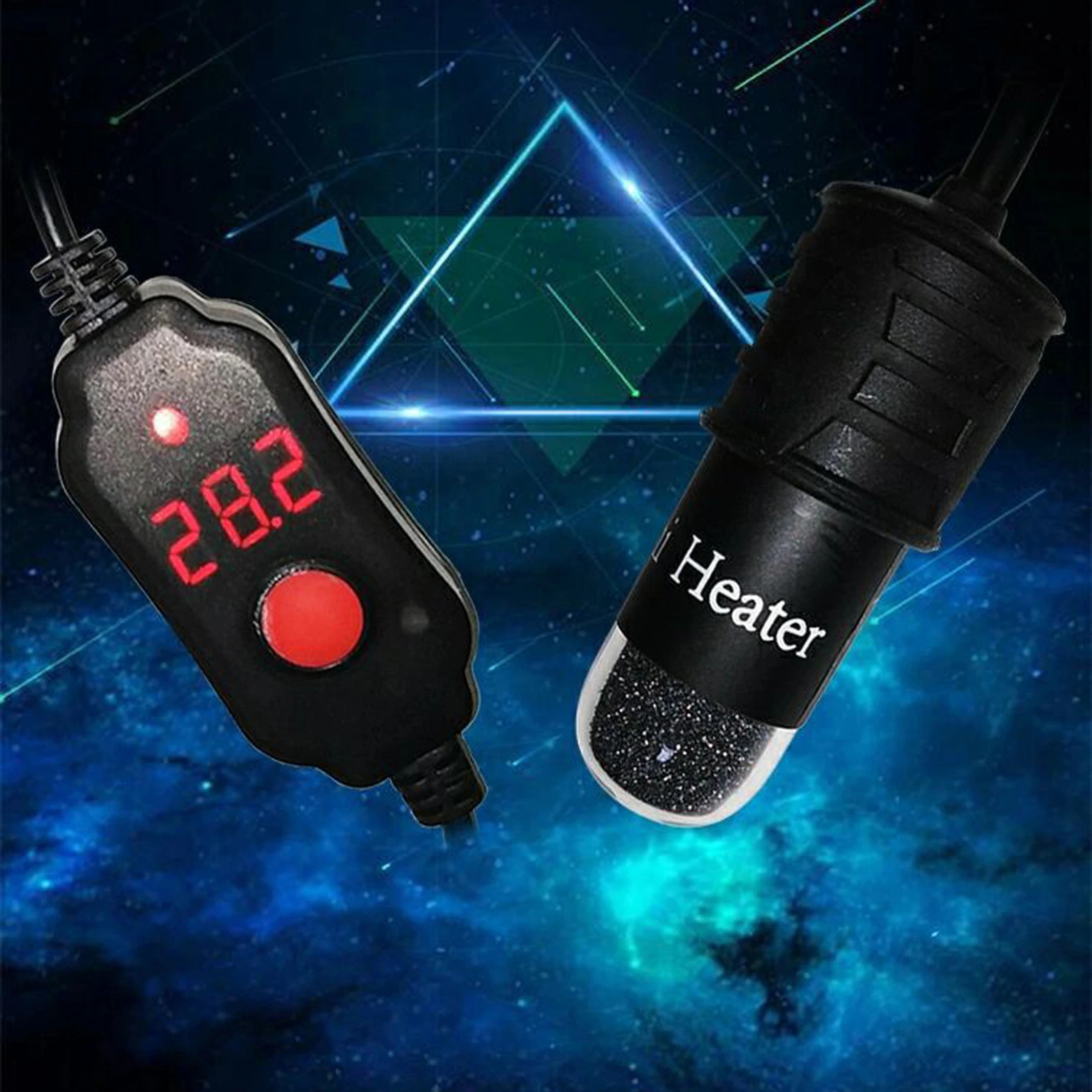 Aquarium Fish Tank Heater Temperature Controller Submersible Thermostat Heater Digital LED Turtle Tank Heating Rod