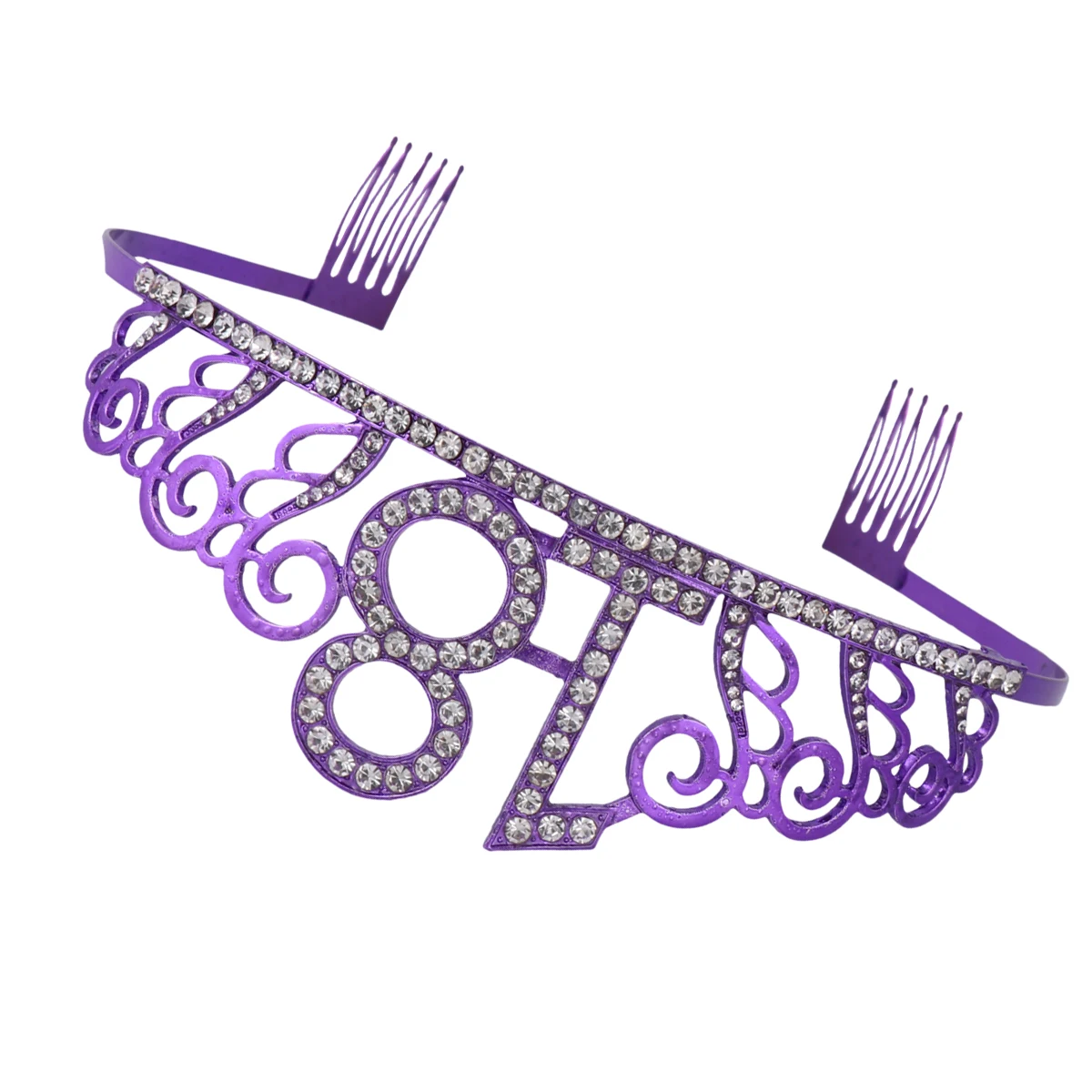 

Rhinestone Crown Hair Accessory Birthday Crowns Cake Decoration European and American Tiara Headband for Girls Bridesmaid