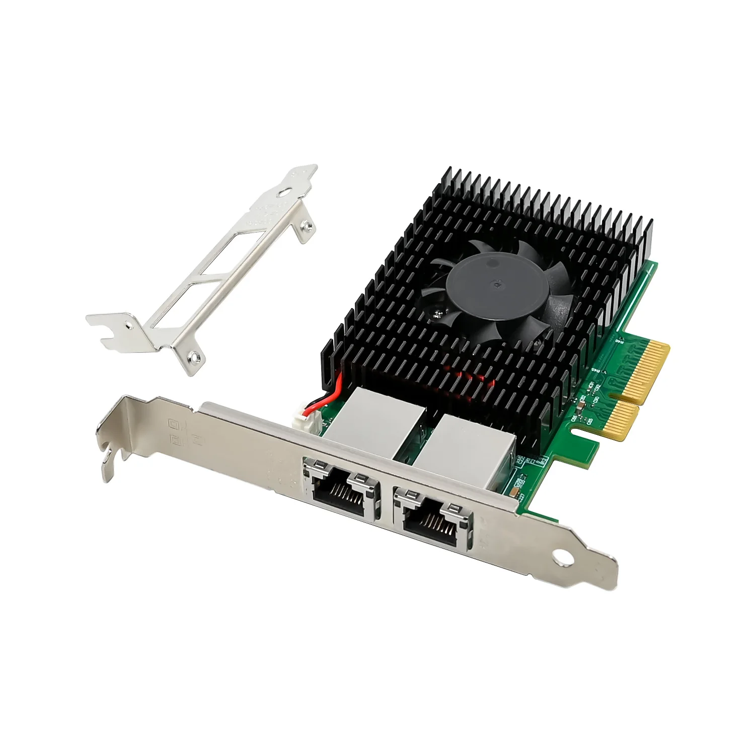 SUNWEIT ST7358 PCI Express x4 AQ107S-T2 10GbE placa Ethernet RJ45 de porta única chipset AQtion