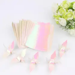 100PCS 7cm Pearl White Origami Square Paper Single Sided Craft DIY Colorful Scrapbooking