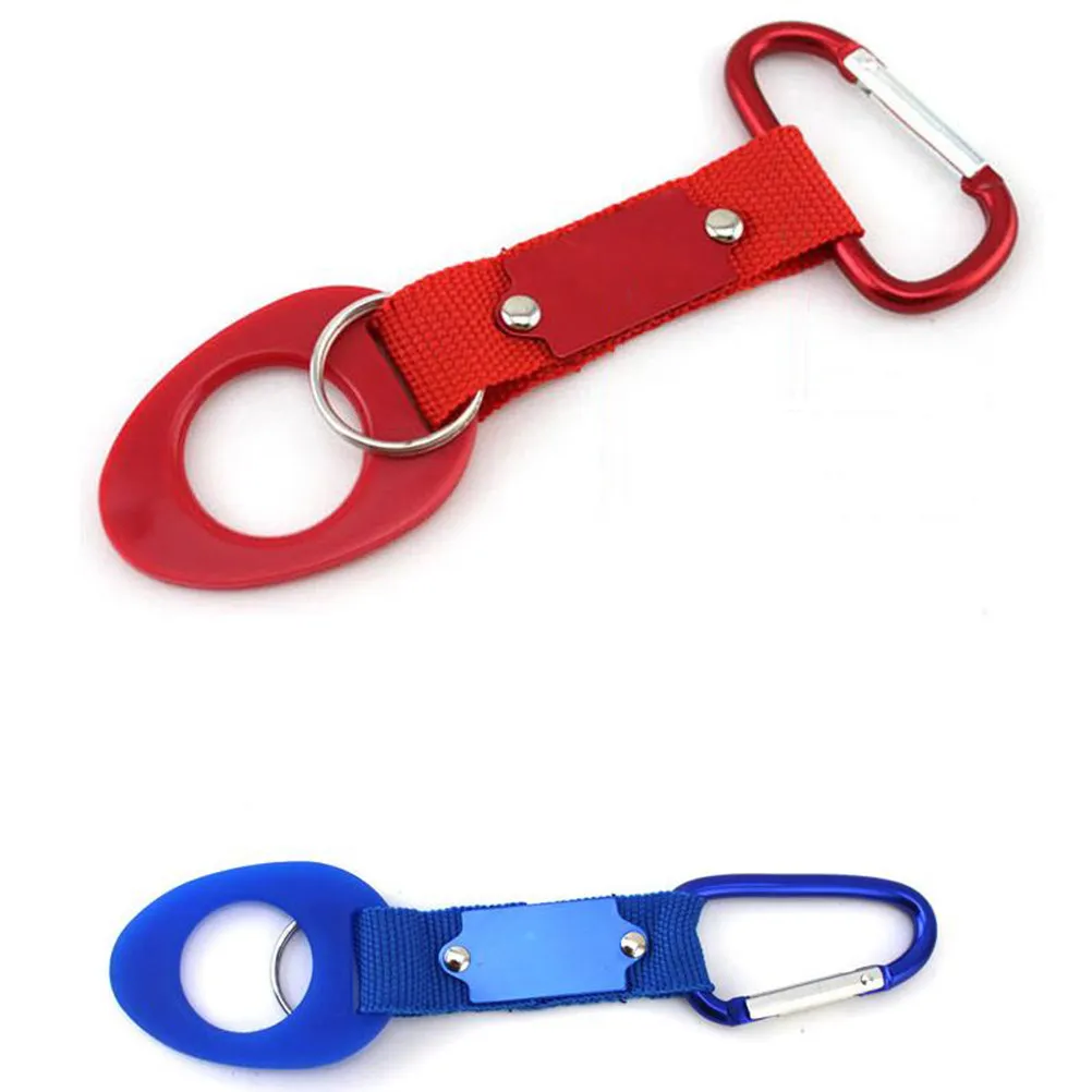 4Pcs Water Bottle Hook Buckle Portable Clip Backpack Holder Hanging Buckle for Outdoor Hiking Camping Fishing Travel Use