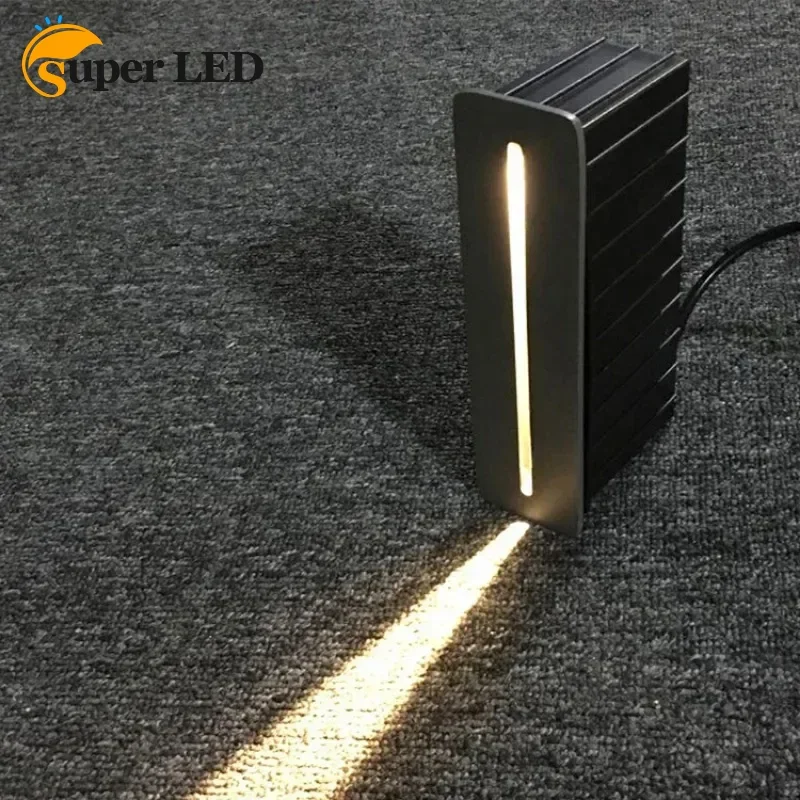 China Interior Exterior Modern White Black Rectangle Beam Light Led Step Light