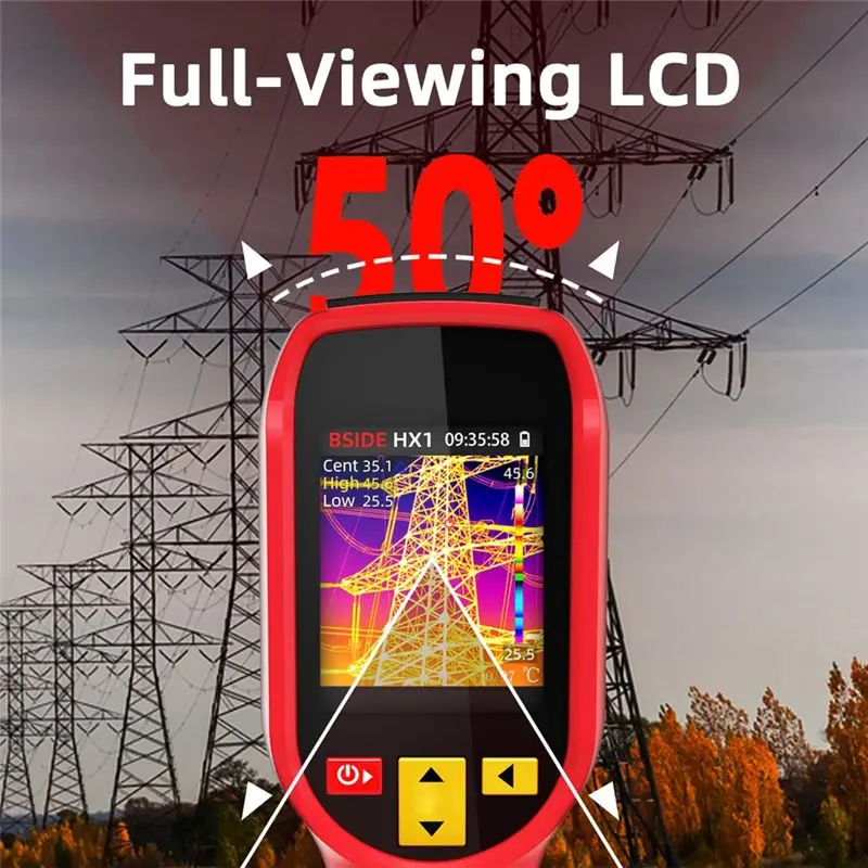 B63B-Imaging Camera 240 X 240 Resolution Color LCD Infrared Camera For Water Leak Detection Home Inspection HVAC