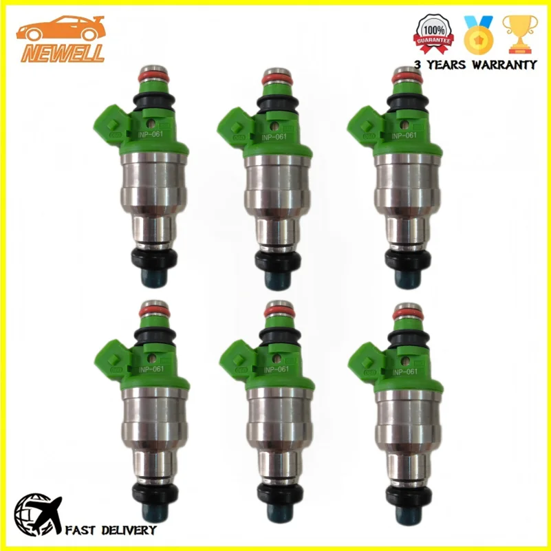 

6 шт. INP-061 MD612525 топливная форсунка для Mitsubishi 3000GT Diamante Dodge Stealth 1991-1996 V6 3.0L FJ165 INP061