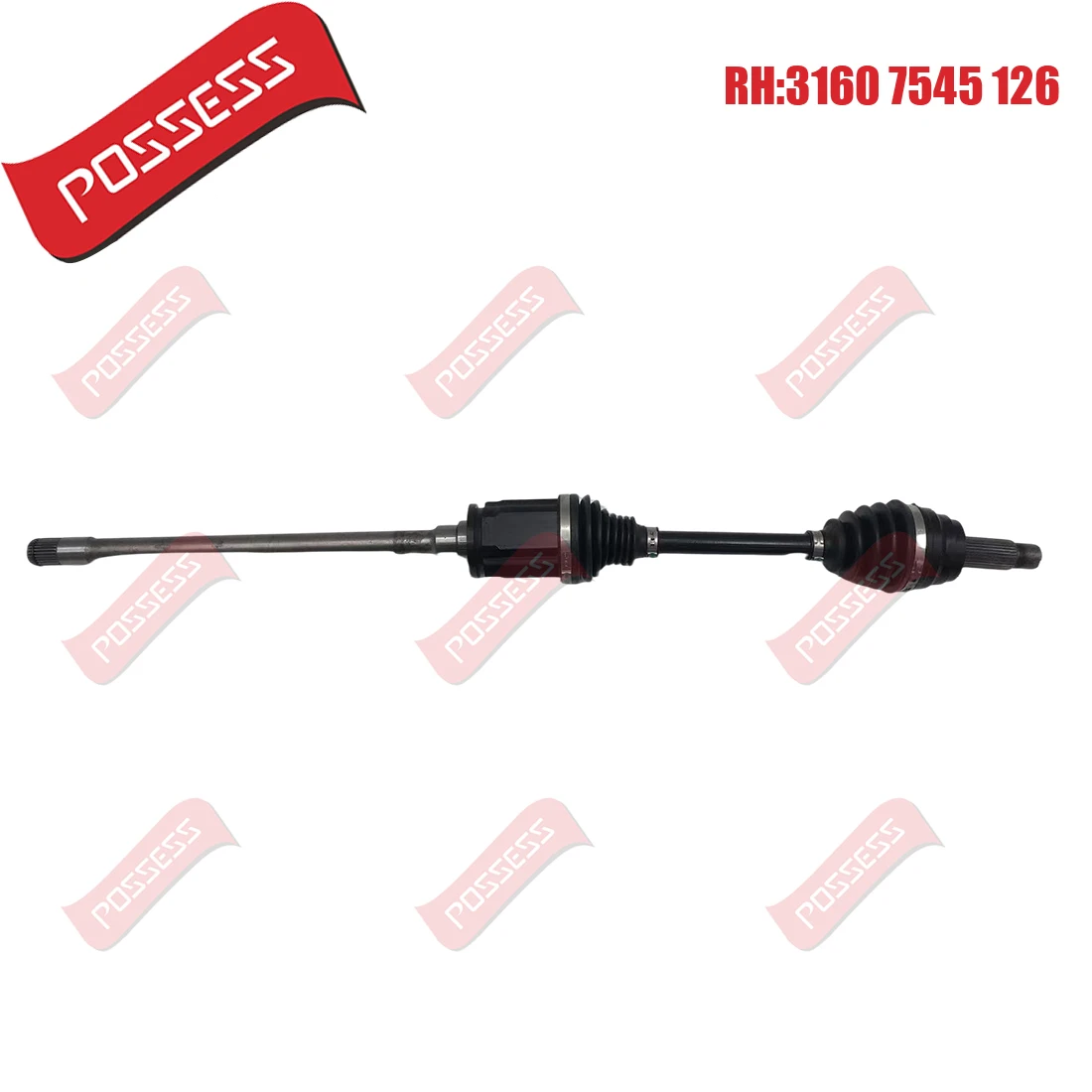 Front Axle Left And Right Drive Shaft Assembly With Constant Velocity Universal Joint For BMW X5 X6 E70 E71 E72 Xdrive