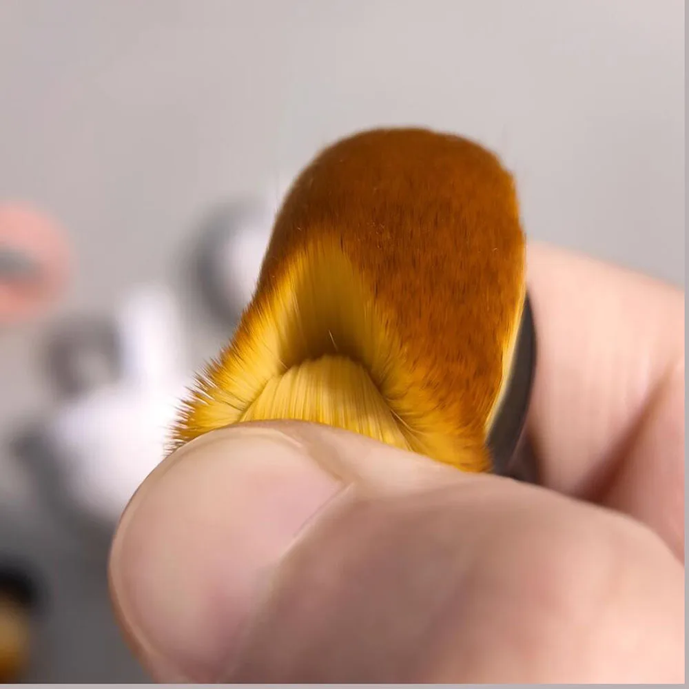 1 قطعة مسمار الفن فرشاة تنظيف الغبار إزالة هلام البولندية الغبار مسحوق البلاستيك البنصر فرش نظيفة ل ماكياج مانيكير التبعي