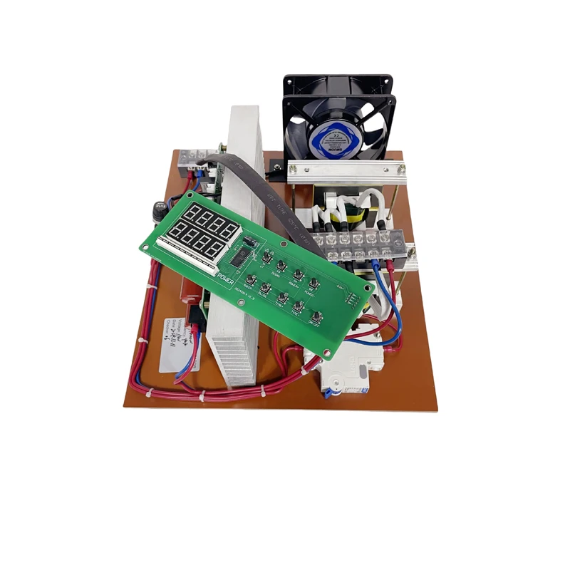 초음파 신호 전원 보드 청소 변환기 발전기 PCB, 스위프 및 가스 제거 기능 포함, 40khz, 1800w