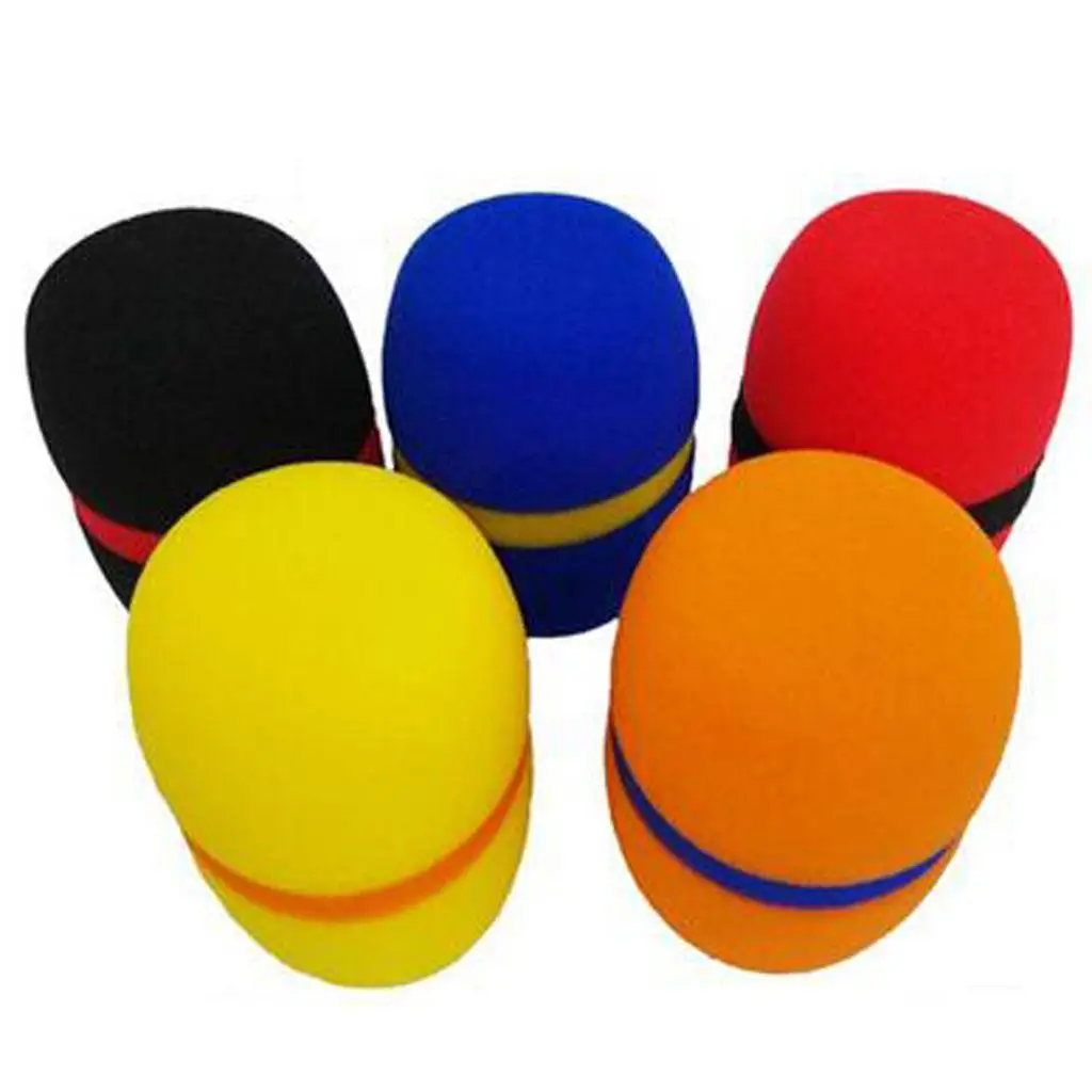 Black Sponge Microphone Windscreen Wind Noise Filter Mic Foam for Karaoke Sound Mixer Use