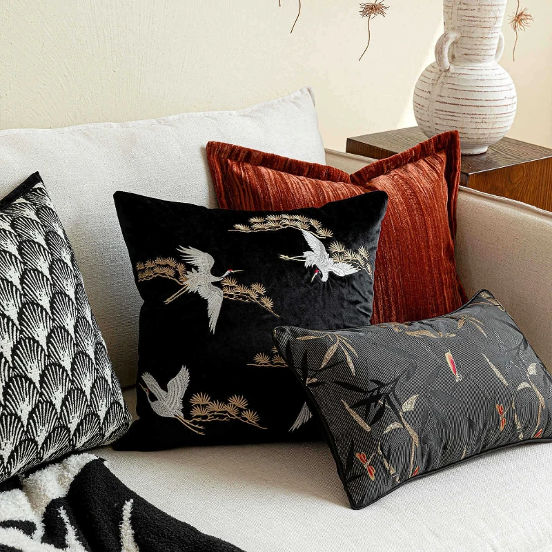 30X50/45X45/50X50CM Ancient Embroidery Throw Pillow Cover Light Luxury Cushion Cover Decor Home Decorative Pillowcase 2026 New