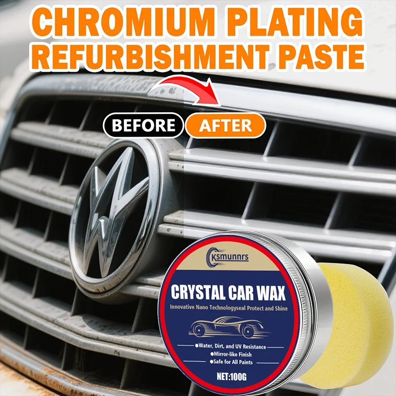 

Motorcycle Chrome-plated Parts Polishing Paste, Refurbishing Door Handles, Window Decorations, And Signboards, Easily Removes