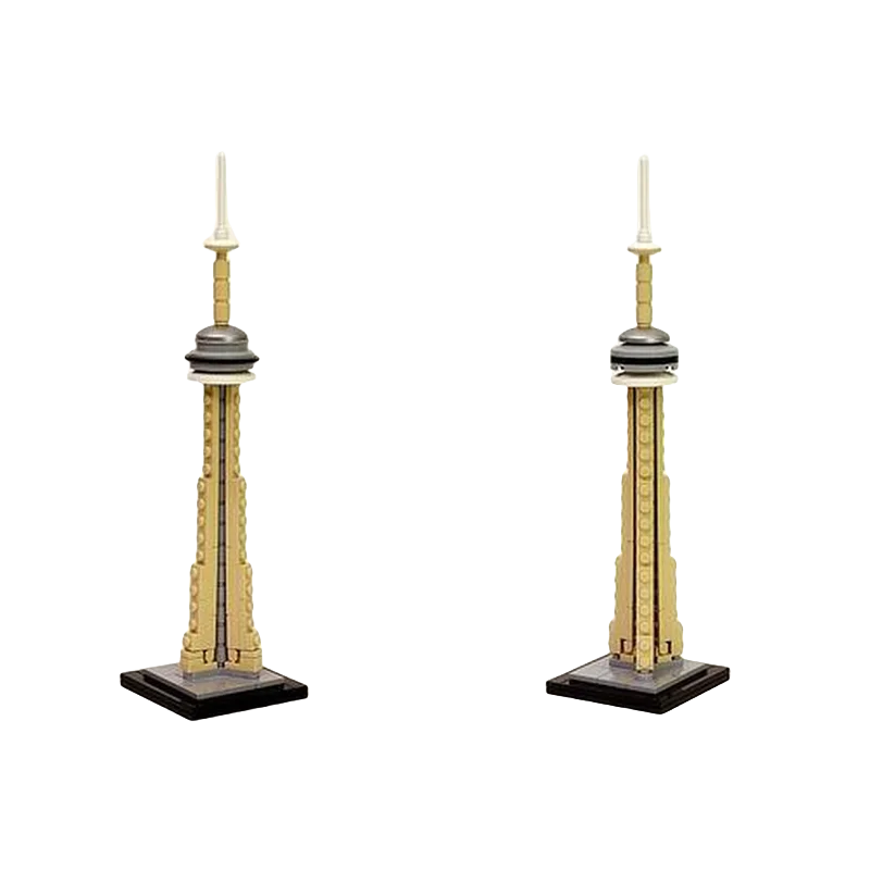 

Custom MOC building block toy CN Tower Model 67pcs Create holiday gift assembly toys for all architecture enthusiasts