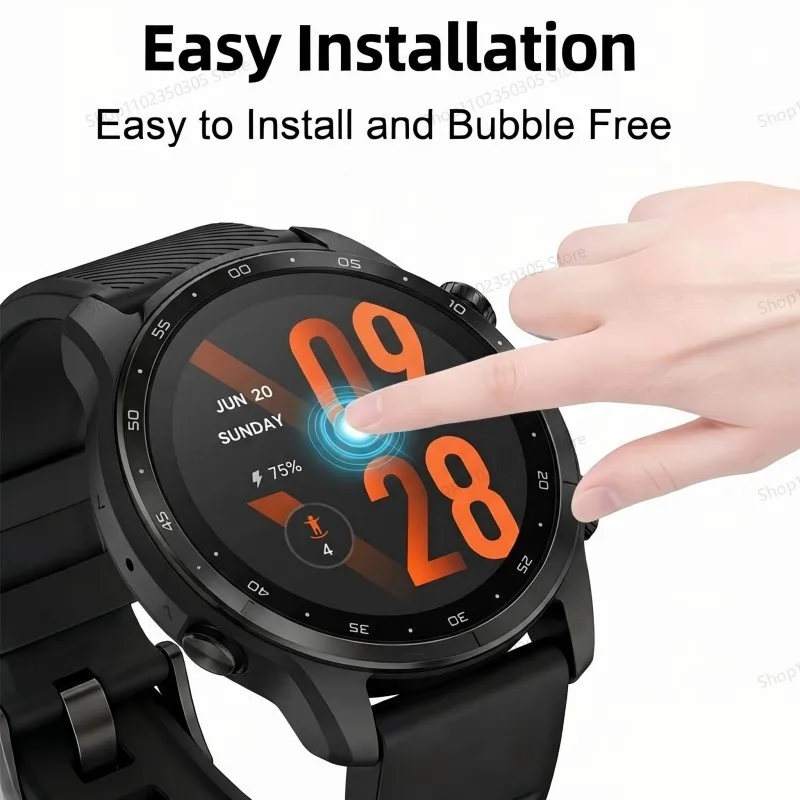 Tempered Glass Compatible for Ticwatch Pro 3 Ultra GPS Screen Protector for Ticwatch Pro 5 Ticwatch Pro 3 Ultra GPS Glass Film