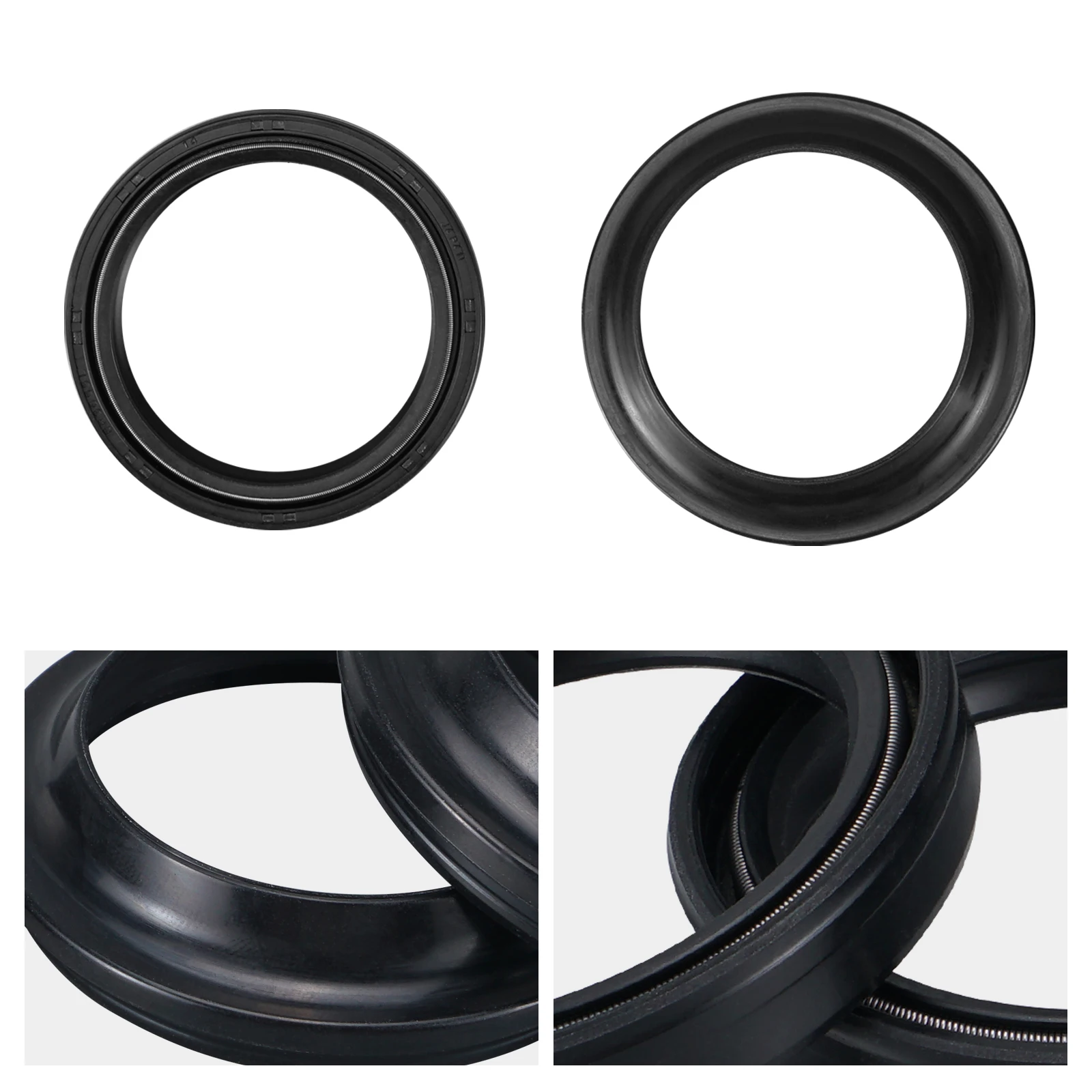 43*55*9.5/10.5 Front Fork Oil Seal & Dust Seals Kit For Kawasaki KDX250 KLX250R KLX250SF KLX300R KLX650/R ZR1100 ZRX1100 ZRX1200