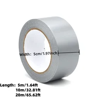 Waterproof Heavy Duty Industrial Adhesive TapeLength 16.4/32.81/65.62ft Super Sticky Cloth Duct Tape DIY Repair Home Decoration 2