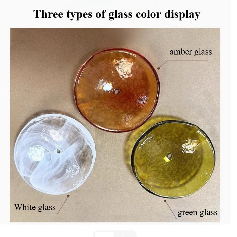 Moderna decoração de casa lustre teto designer salão ferro vidro colorido luzes led nordic sala estar quarto luminária