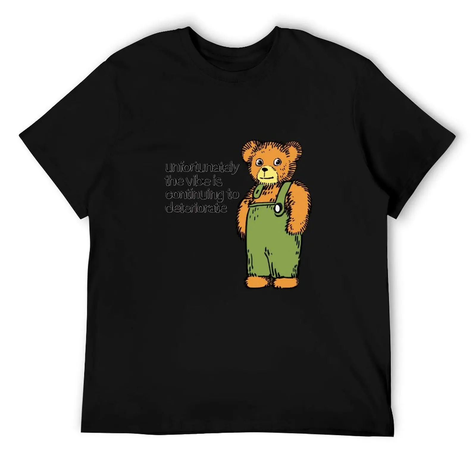 Ransroom يرسم سروال قصير الدب ميمي / على ذلك الحظ يستمر في تساقط تي شيرت