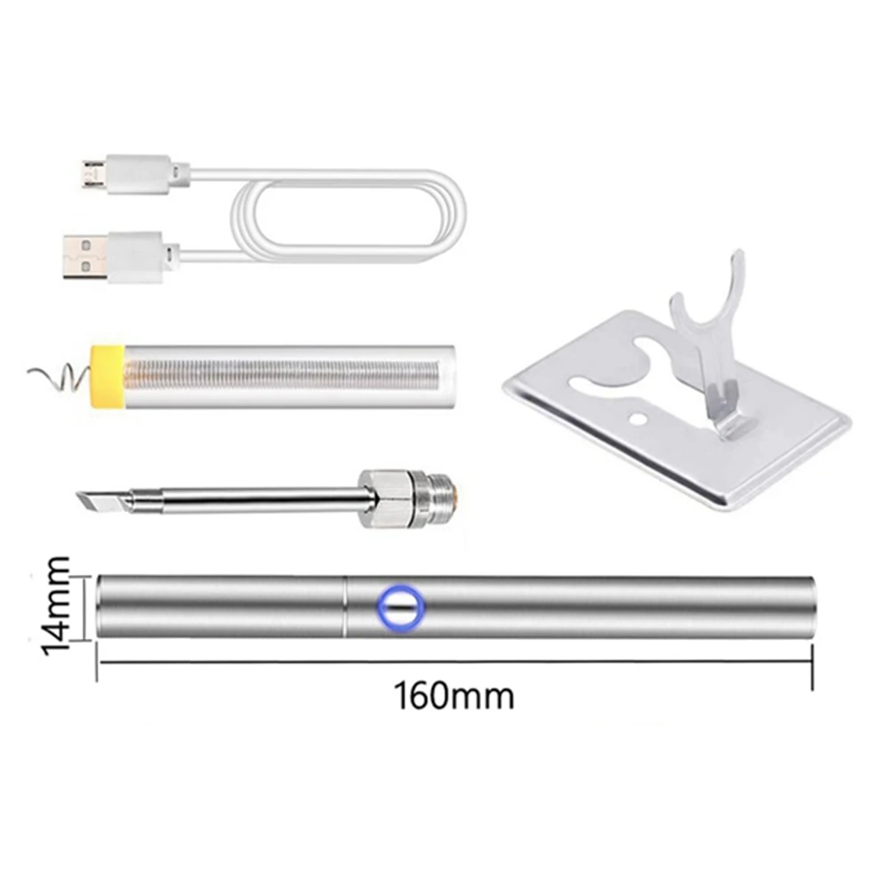 Nieuwe Draadloze Soldeerbout Oplaadbare Soldeerbout 6 Seconden Tin Usb Soldeerbout 510 Interface Soldeerbout Tip