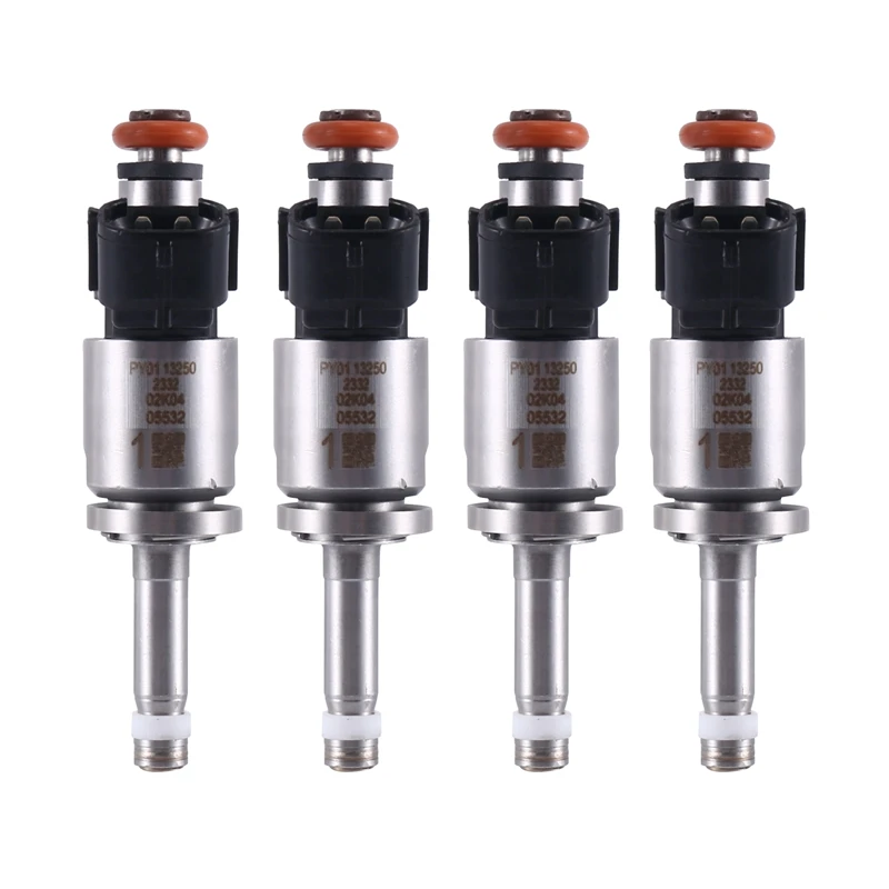 4 Pcs Fuel Injection Injector Car Fuel Injector PY01-13-250 For 2014-2018 Mazda 3 6 CX-5 2.5L