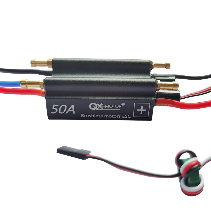 Podwodny Propulsionr QC2221 z wodoodpornym bezszczotkowym silnikiem 6S cw ccw opcjonalnie 50A ESC do zdalnego sterowania Model statku