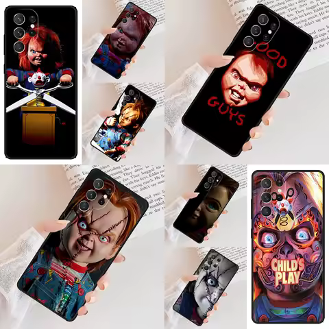 Child's Play 2 Chucky Phone Case For Samsung Galaxy S24 S23 S22 S21 Ultra S10 Note 10 Pro S20 Plus FE S9 S8 Cover