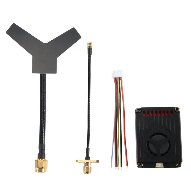 ABUM-3.3Ghz 4W High-Power VTX FPV Transmitter, 16 Channels, Audio/Video, For RC Drones, Supports PAL/NTSC, DC7V-36V Input