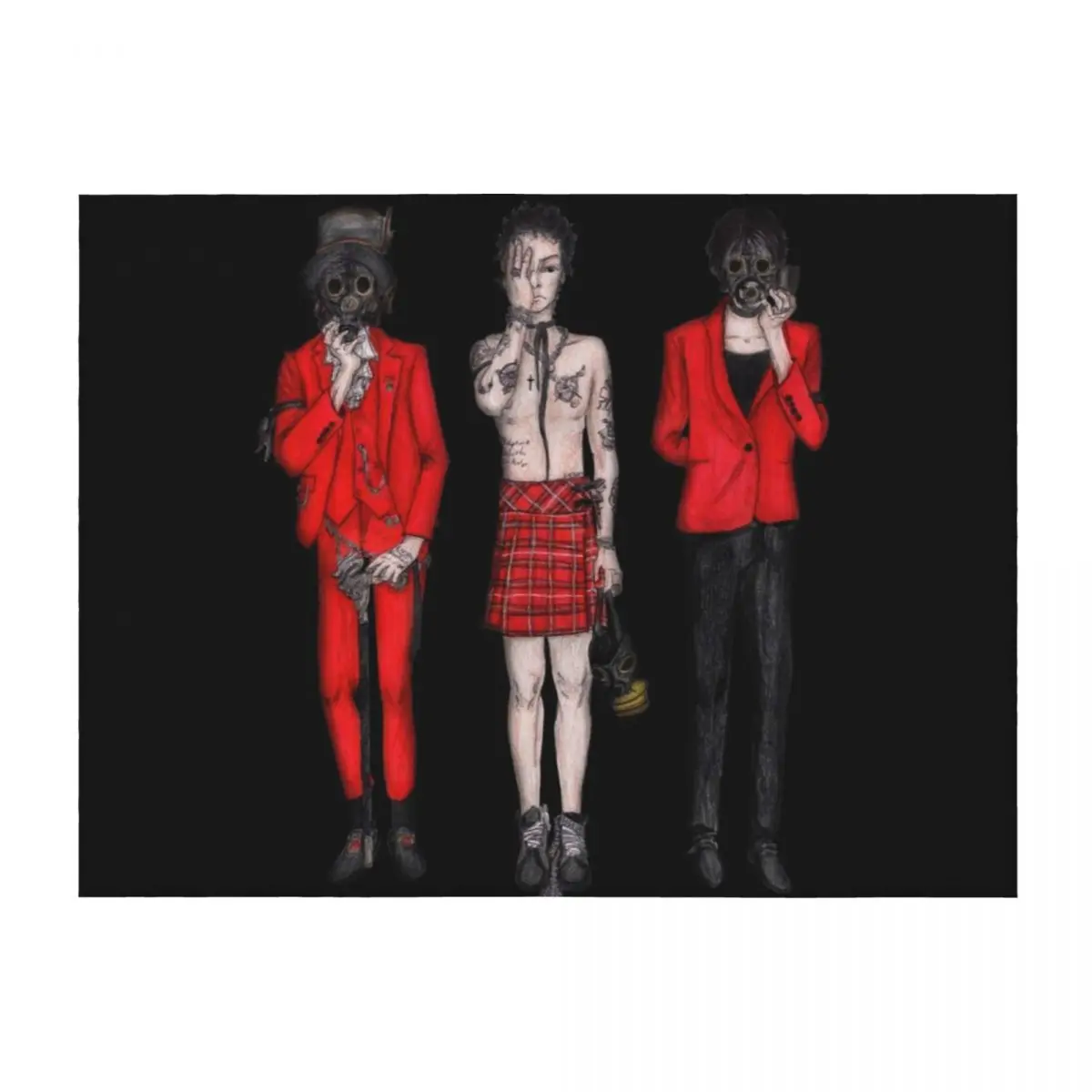 

Плед Palaye Royale-Bastards 2, персонализированные подарочные одеяла, украшения диванов, одеяла в стиле аниме, среда