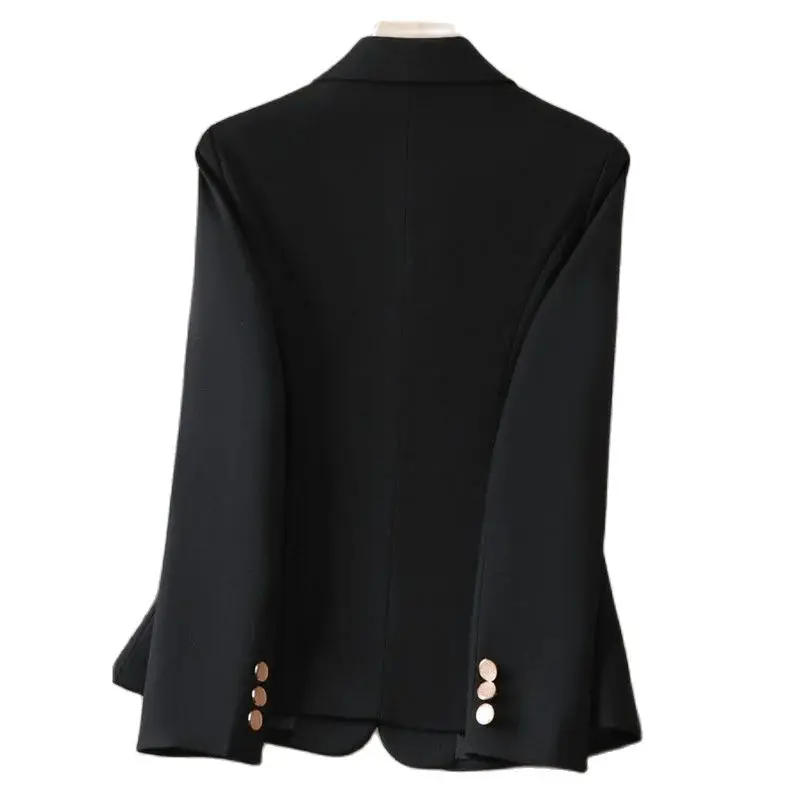 Blazer da donna per ufficio di moda giacca formale da donna manica lunga kaki albicocca nero abbigliamento da lavoro femminile cappotto capispalla autunnale