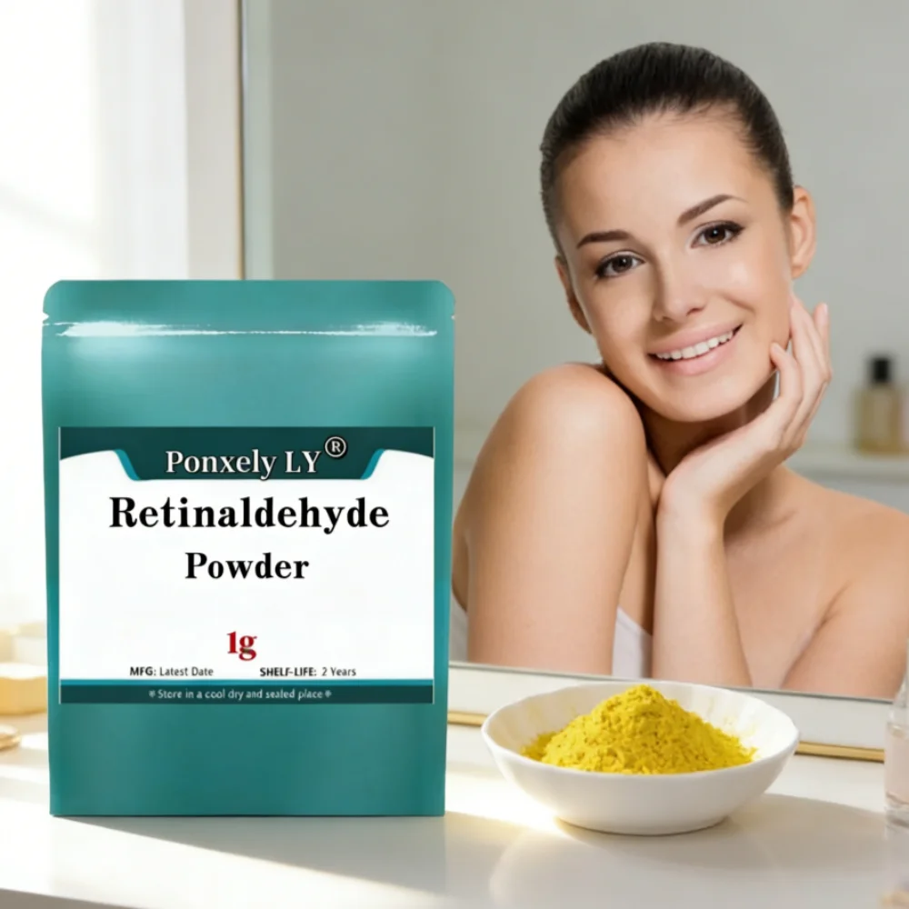 

High Quality 1-10g Cosmetic Grade Retinaldehyde Powder Cosmetic Material
