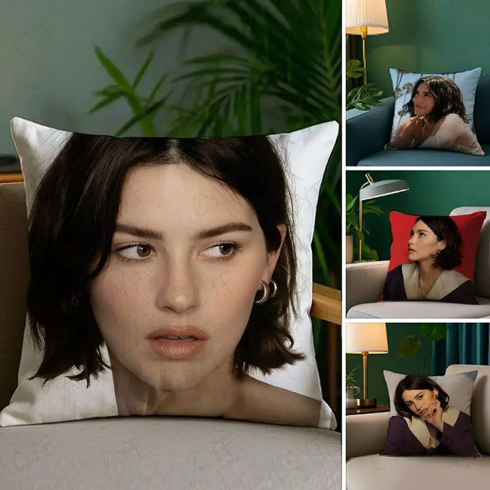 

Hot Singer G-Gracie Abrams Pillow Case Custom Printed Brushed Fleece Pillow, Baby Skin-Touch, Eco-Friendly Dye-Sublimation Cushi