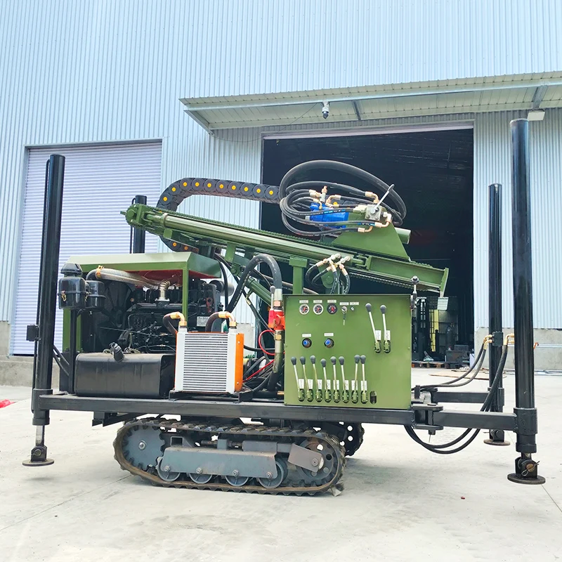 

Customized Industrial 200m Mobile Drilling Rig With Mud Pumps and Air Compressors Water Well Drilling Rig