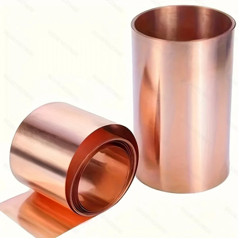 1Pc Copper Sheet Roll 0.2mm Thickness Metal Pure Copper Sheet Copper Strip Copper Sheet Metal Foil