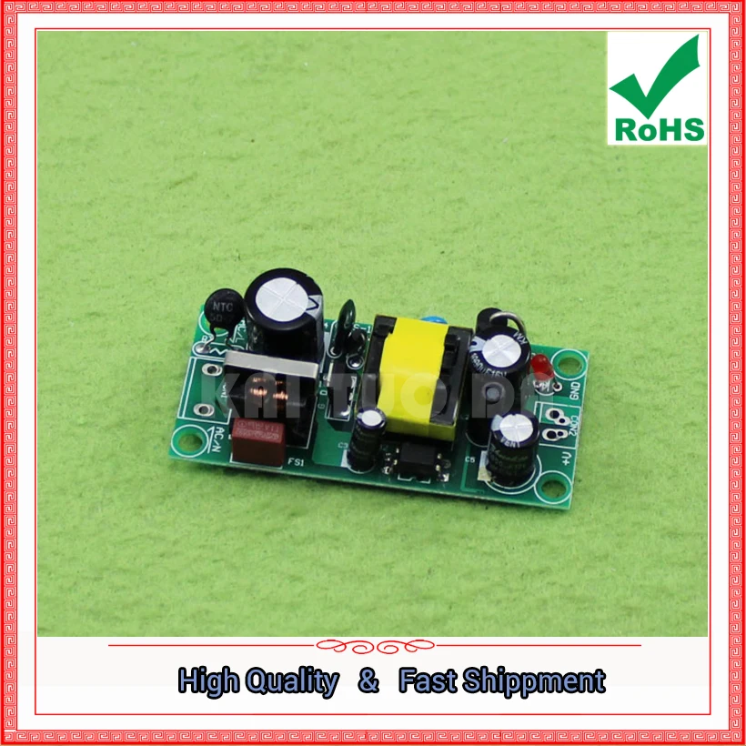 Módulo de fuente de alimentación conmutada de 5V 2A 10W, módulo de alimentación conmutada integrado, placa de fuente de alimentación conmutada de 5v 10w, 0,12 kg