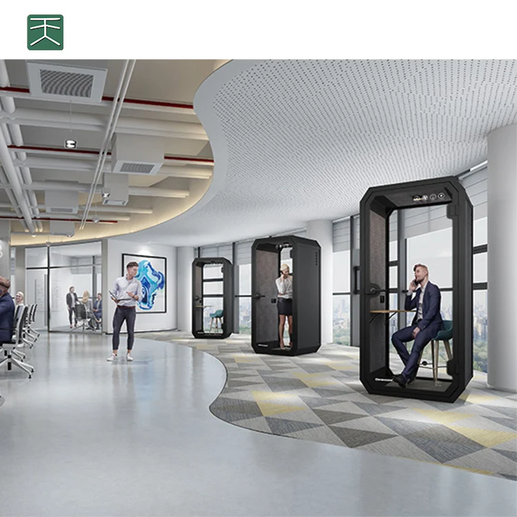 Tiange Good Ventilation Broadcast Studio di registrazione Tamburo di isolamento vocale Stand telefonico a prova di suono